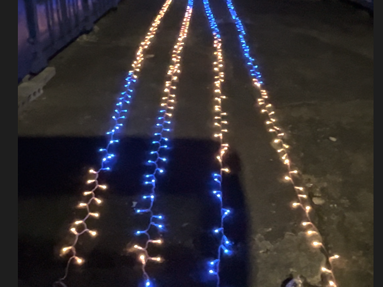 和のイルミネーション　イルミネーション　LED ファクトリーマオ   ファクトリーマオ株式会社　美しい建物があるからこそイルミネーションも映えます  