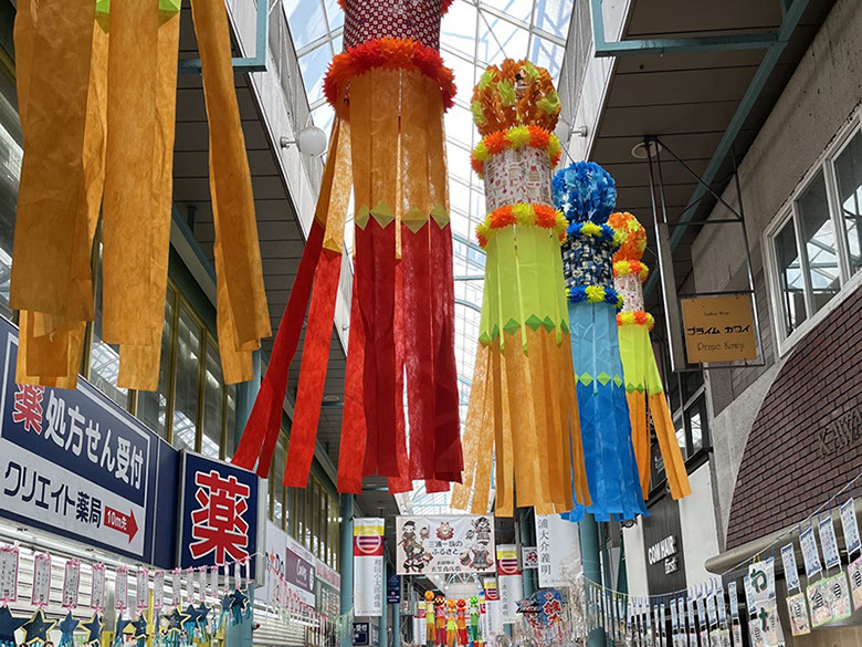 ディスプレイ　展示　厚木　厚木市　愛甲石田　横須賀市　横須賀　記念艦　戦艦　三笠　三笠ビル商店街　入口装飾　ファクトリーマオ   ファクトリーマオ株式会社